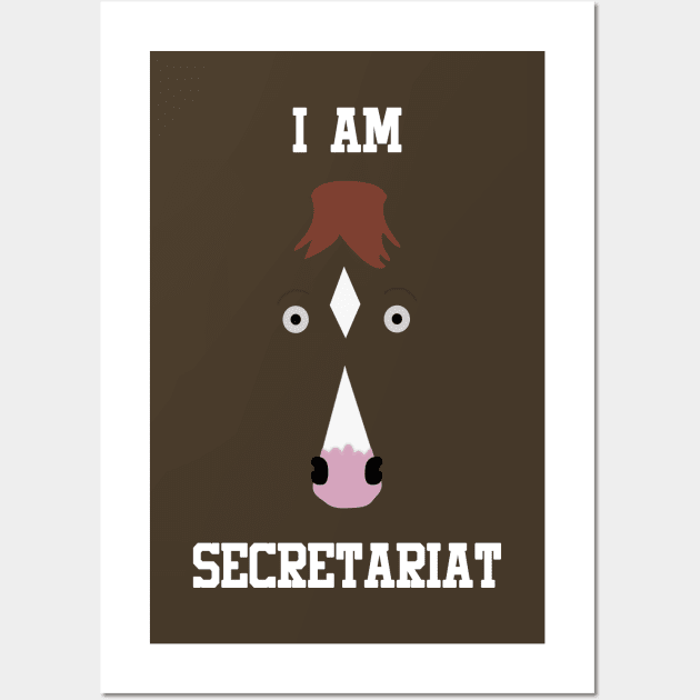 I AM SECRETARIAT Wall Art by JorisLAQ